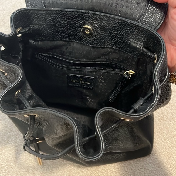 Gently Used Black Kate Spade Backpack - Picture 6 of 8